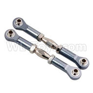 HSP 94188 spare parts-166617 166017 106017 (06016 08042)-04 Upgrade Aluminum Front or Rear Servo Link Rod(2pcs)-Gray,Upgrade HSP 94188 RC Car Truck Parts,Upgrade HSP 1:10 RC Truck Spare parts Accessories,HSP 94188 Upgrade Parts